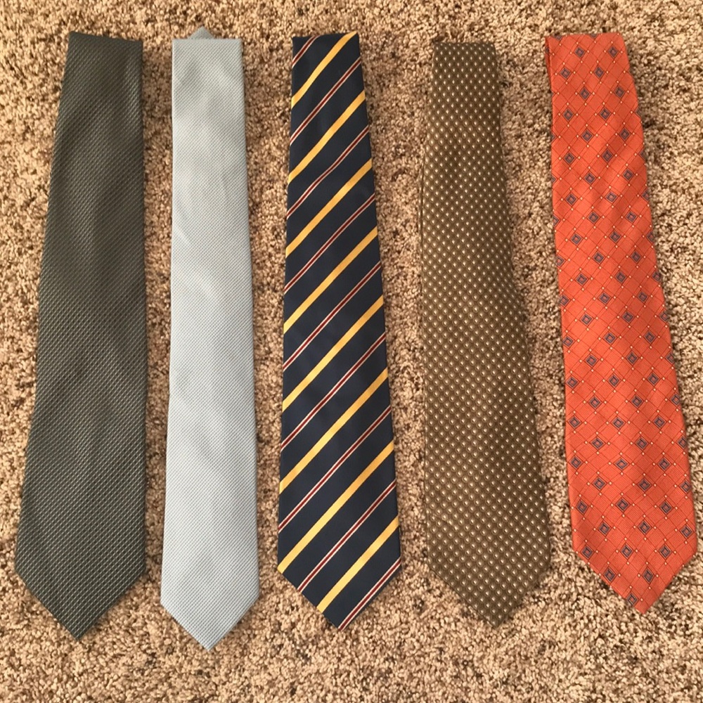 Mens Tie Bundle of 5